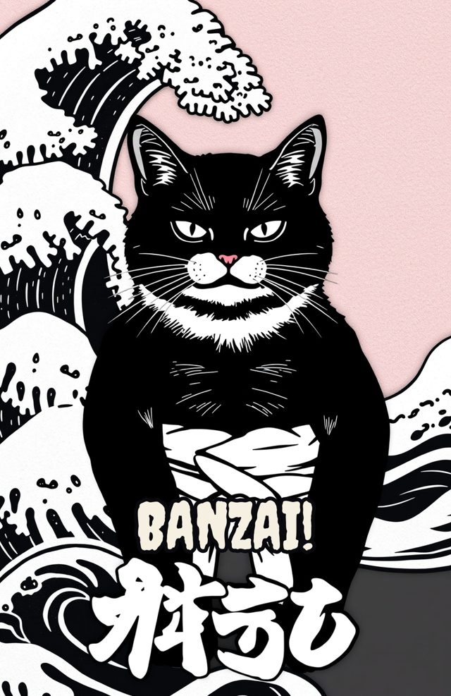 Cat Sumo Wrestler