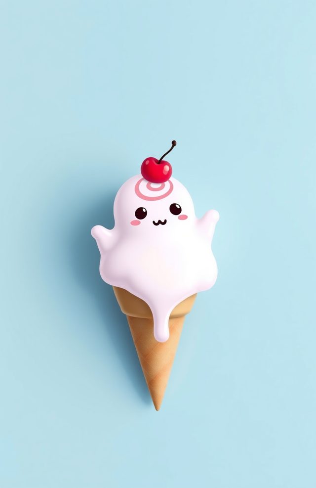 Spooky Ice Cream Cone