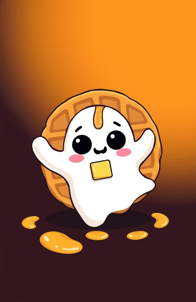Boo-tiful Waffle