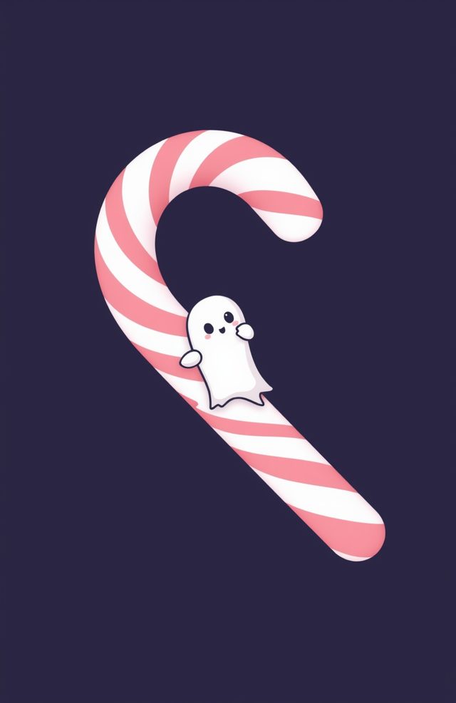Spooky Candy Cane