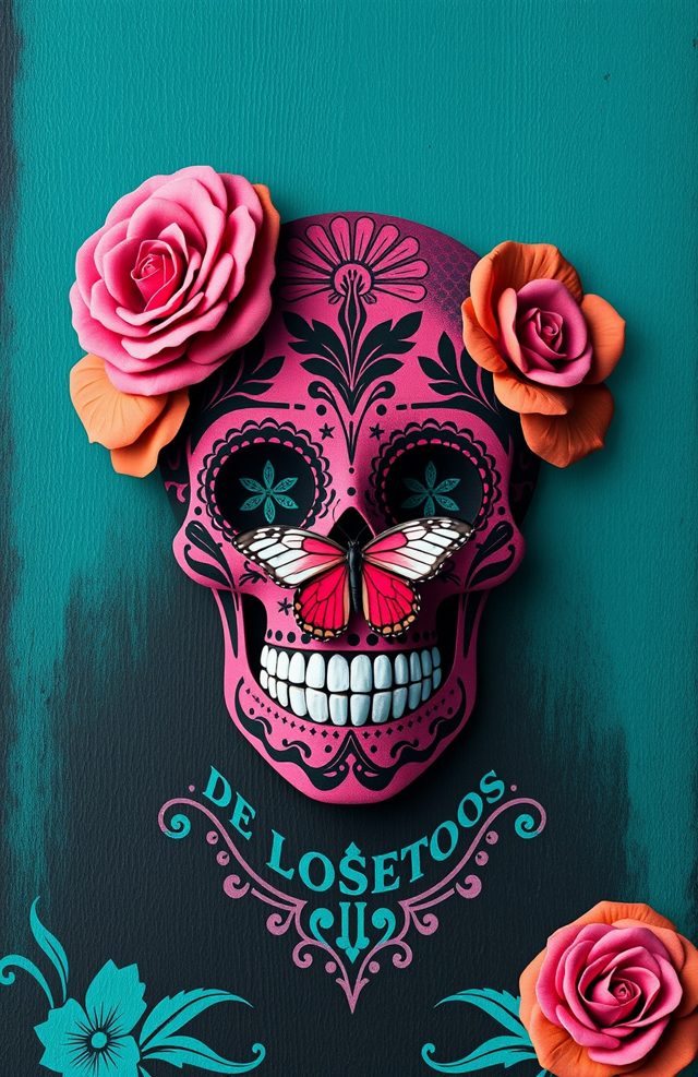 Pink Skull Butterfly