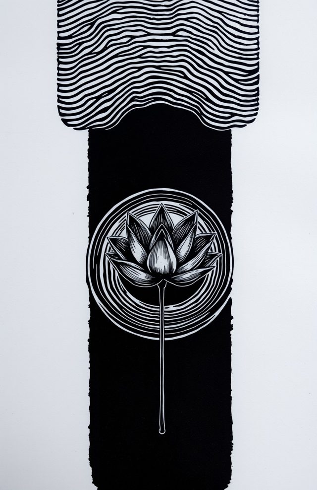 Black Lotus in Ink Pool