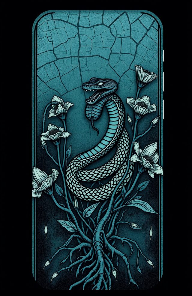 Serpent Among Bellflowers