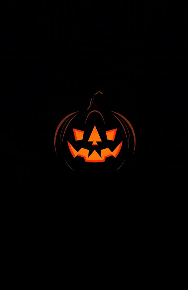 Geometric Carved Pumpkin Abstract