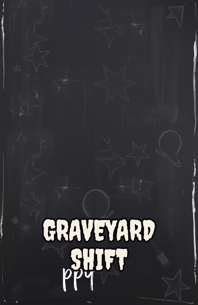 Graveyard Shift Chalkboard Typography