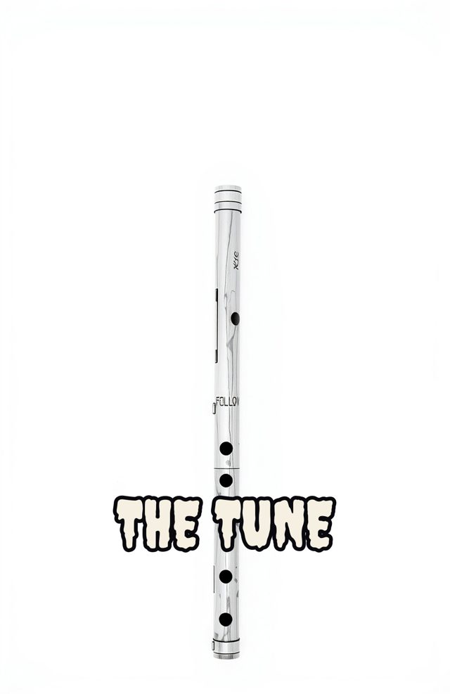 Phantom Piper Bone Flute Typography