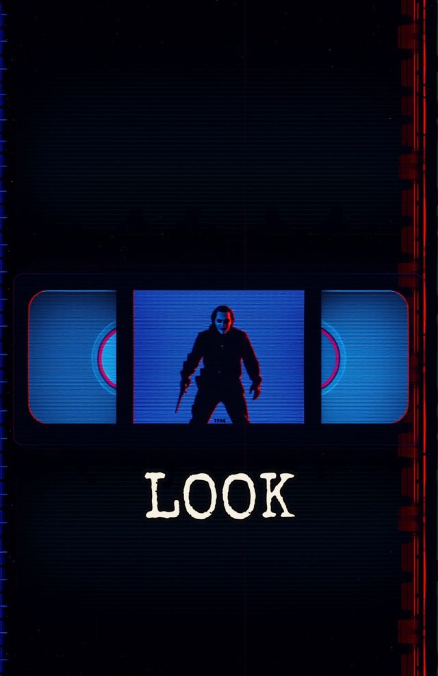 Haunted Neon Mirror