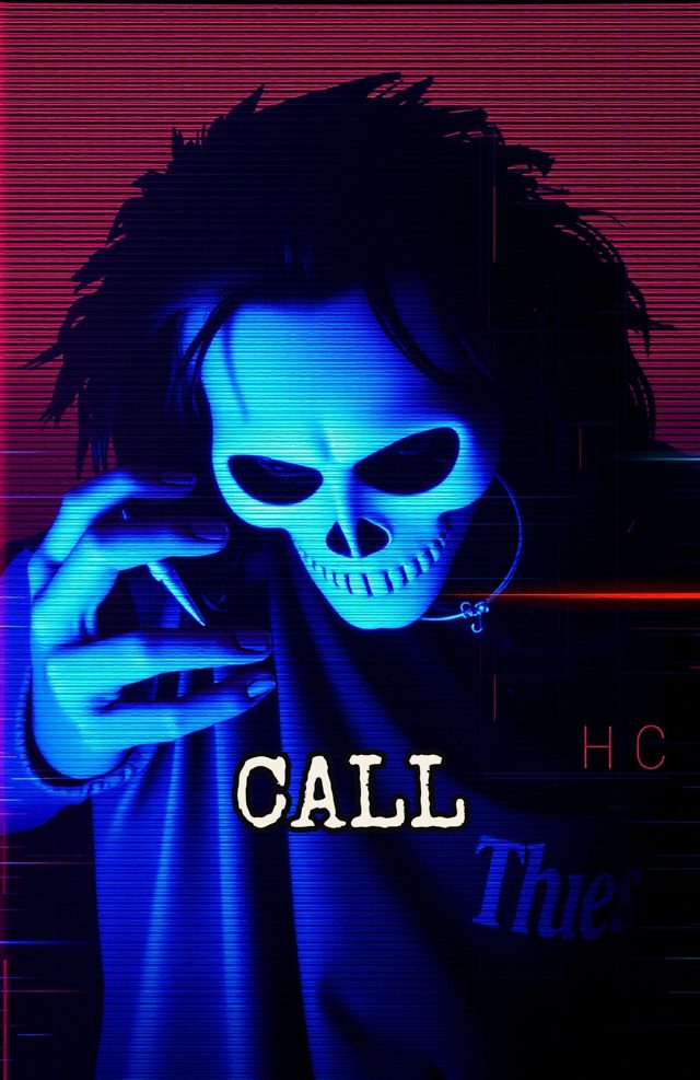 Haunted Neon Phone