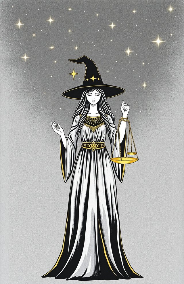 Libra Constellation Witch