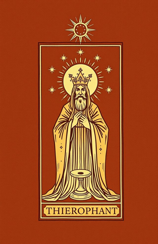 Tarot Hierophant Cosmic