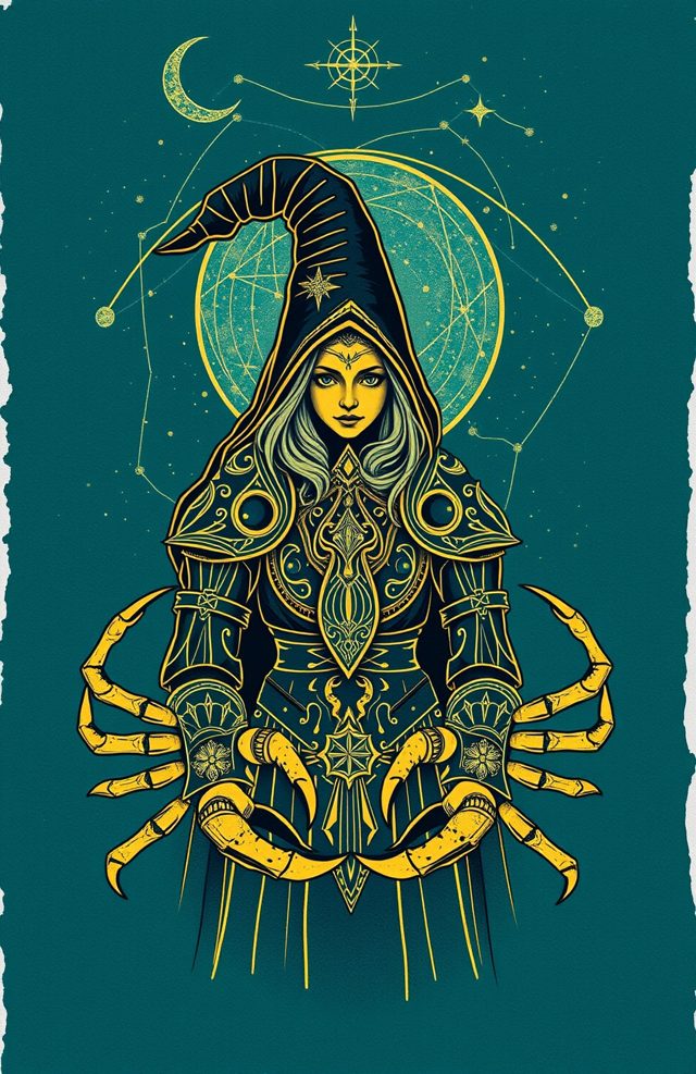 Cancer Constellation Witch