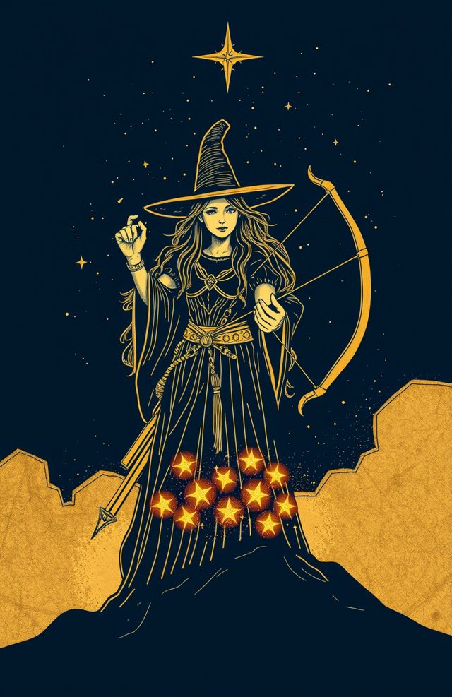 Orion Constellation Witch