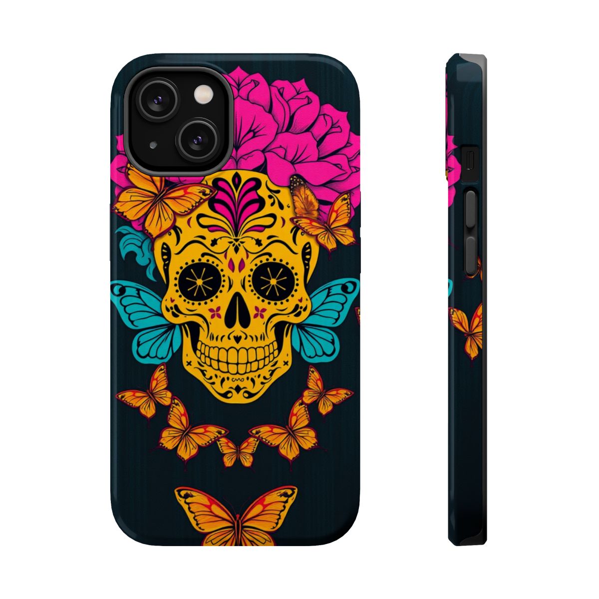 Marigold Butterfly Skull