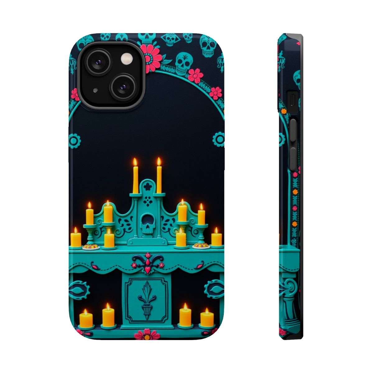 Teal Altar Candles
