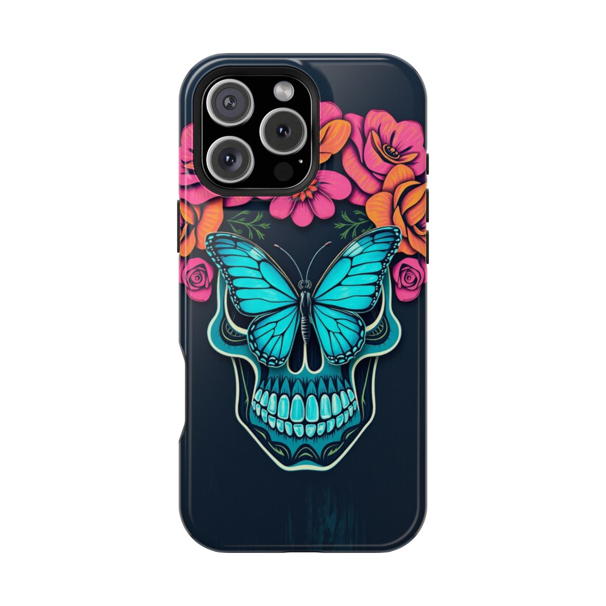 Teal Skull Butterfly