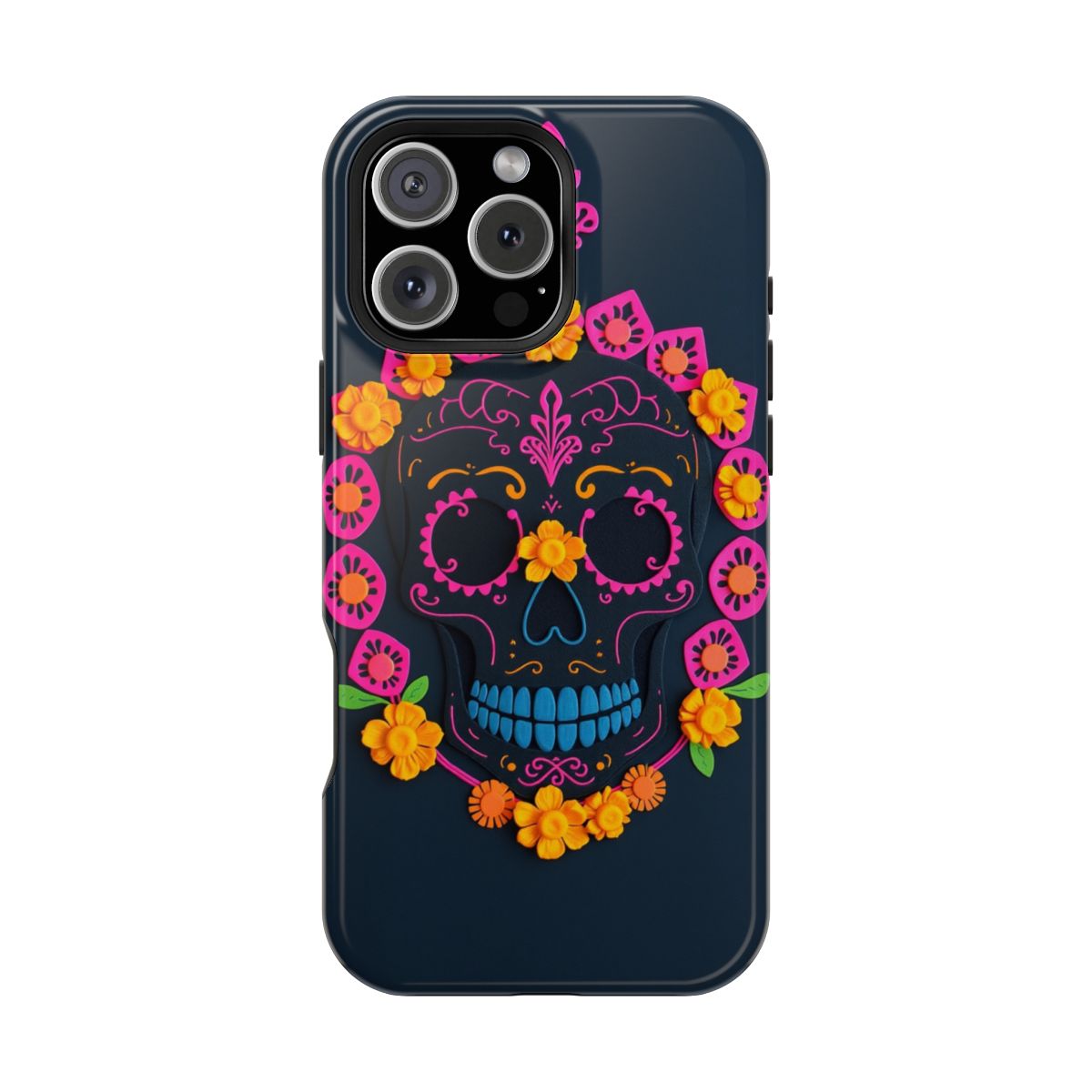 Charcoal Skull Marigold