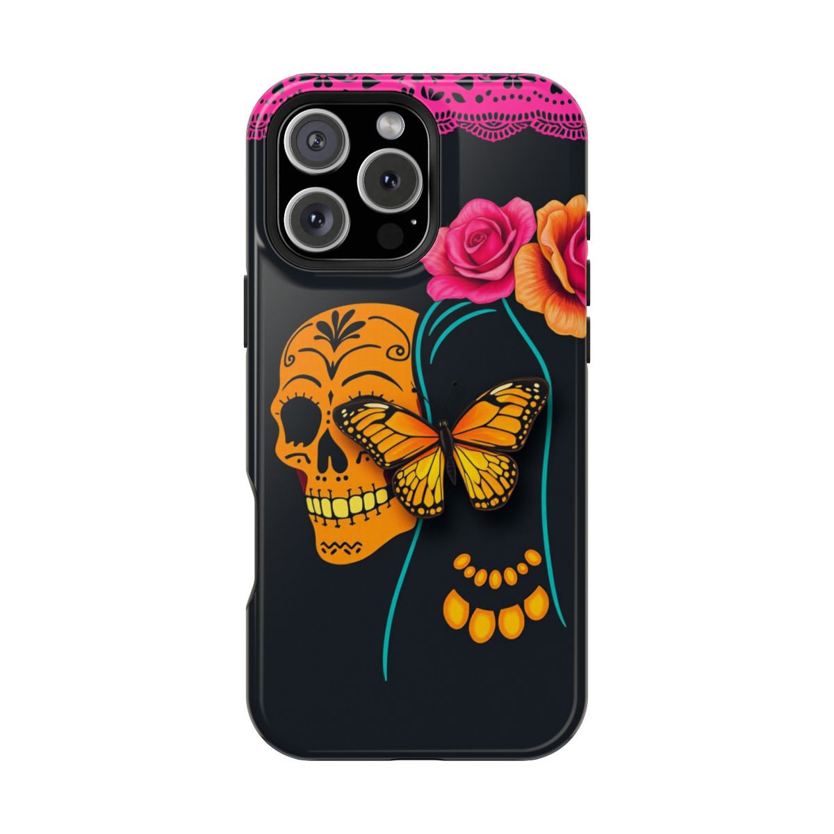 Marigold Skull Butterfly Catrina