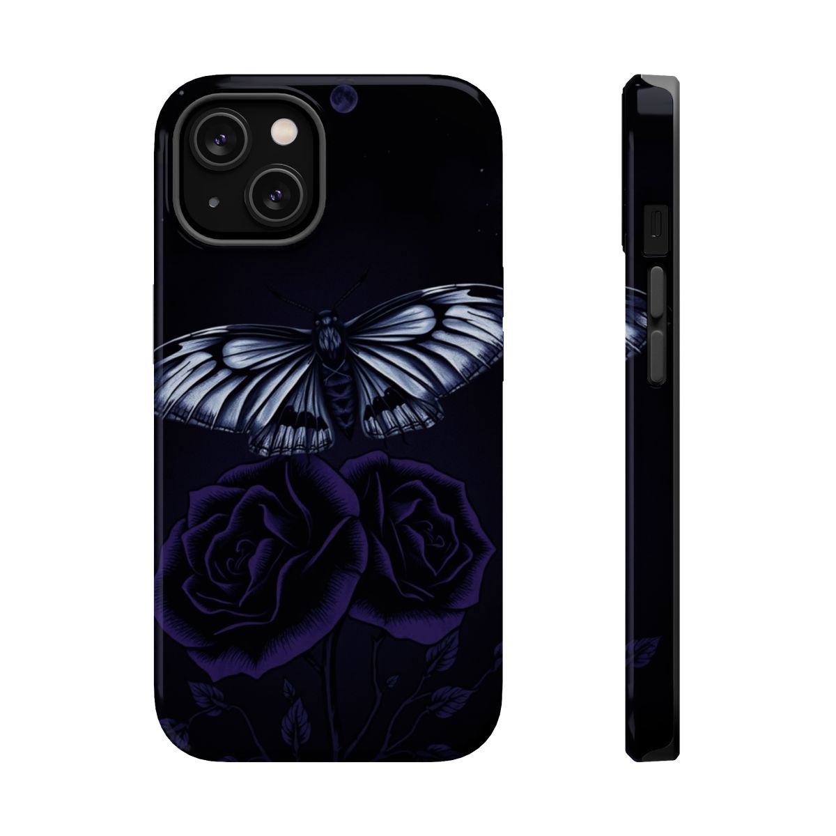 Gothic Moth & Withered Roses