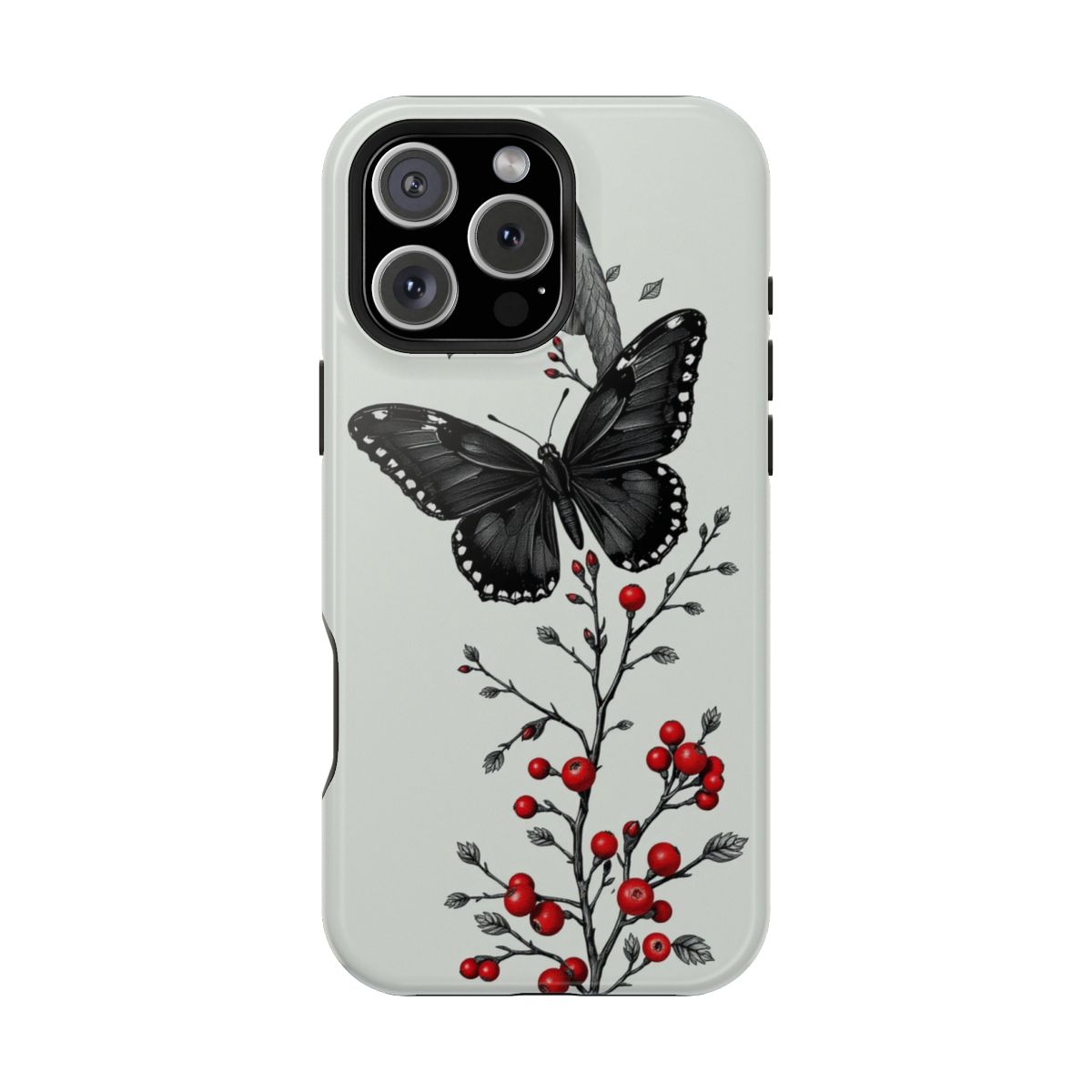 Black Butterfly on Deadly Yew