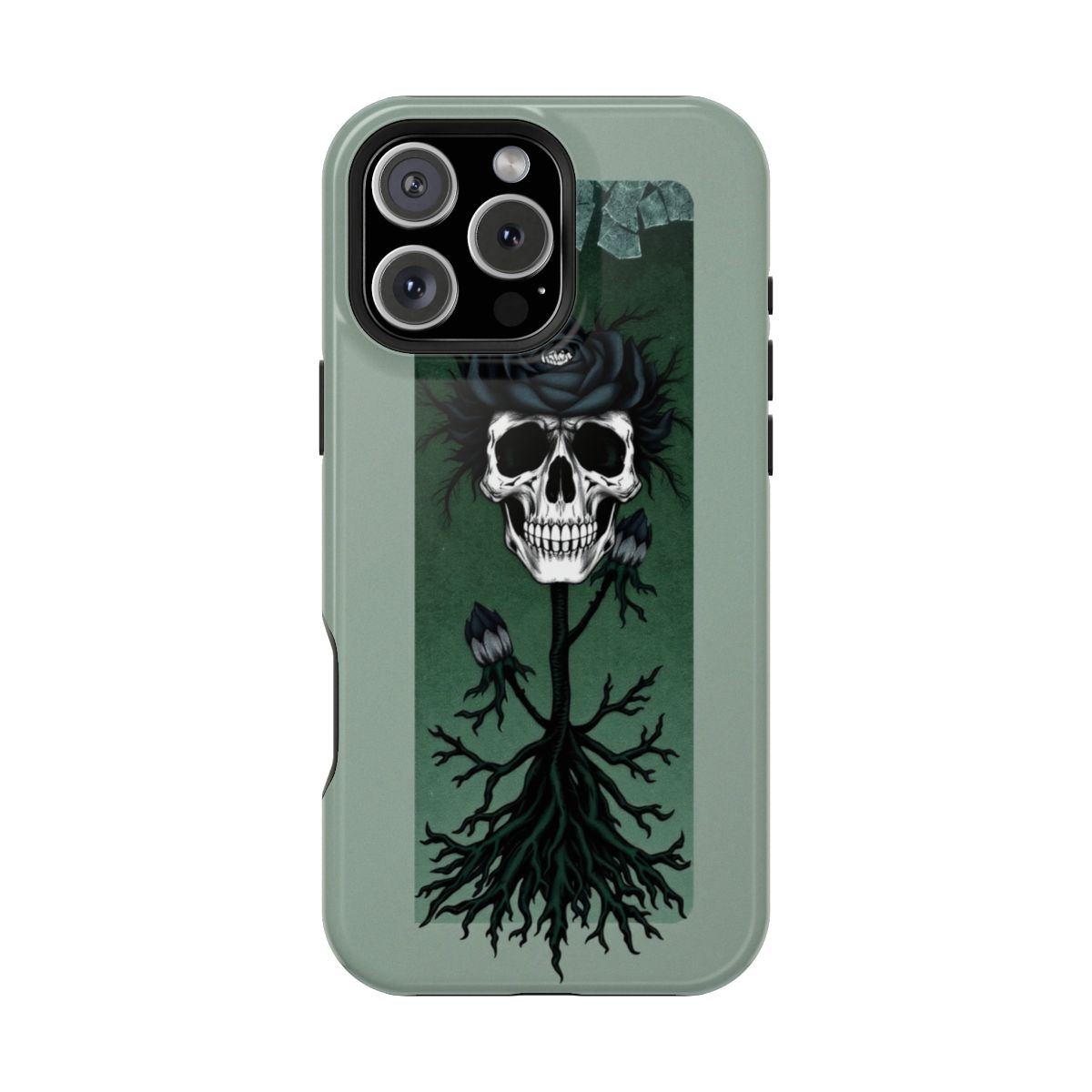 Skull with Black Hellebore Crown