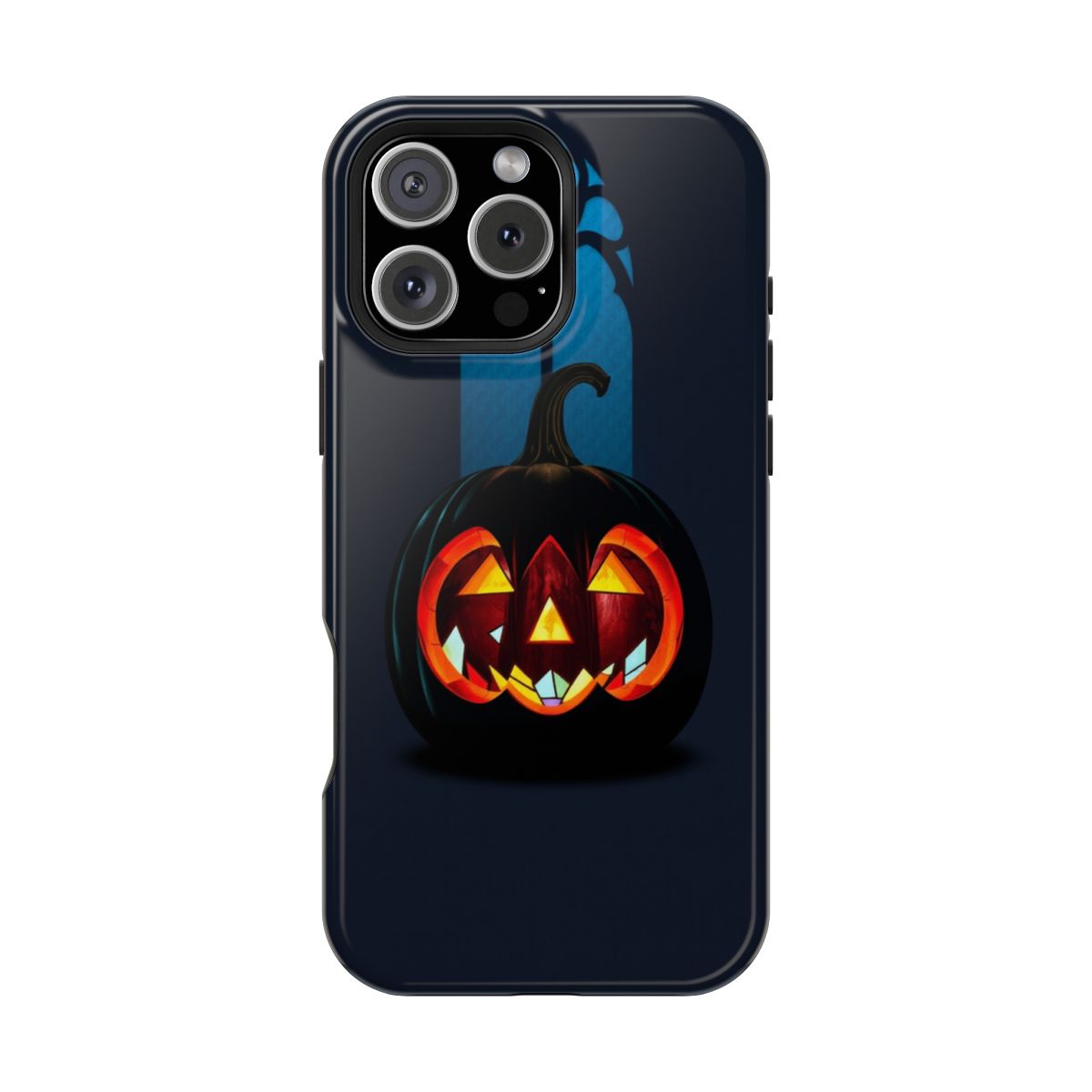 Pumpkin with Glowing Stained Glass