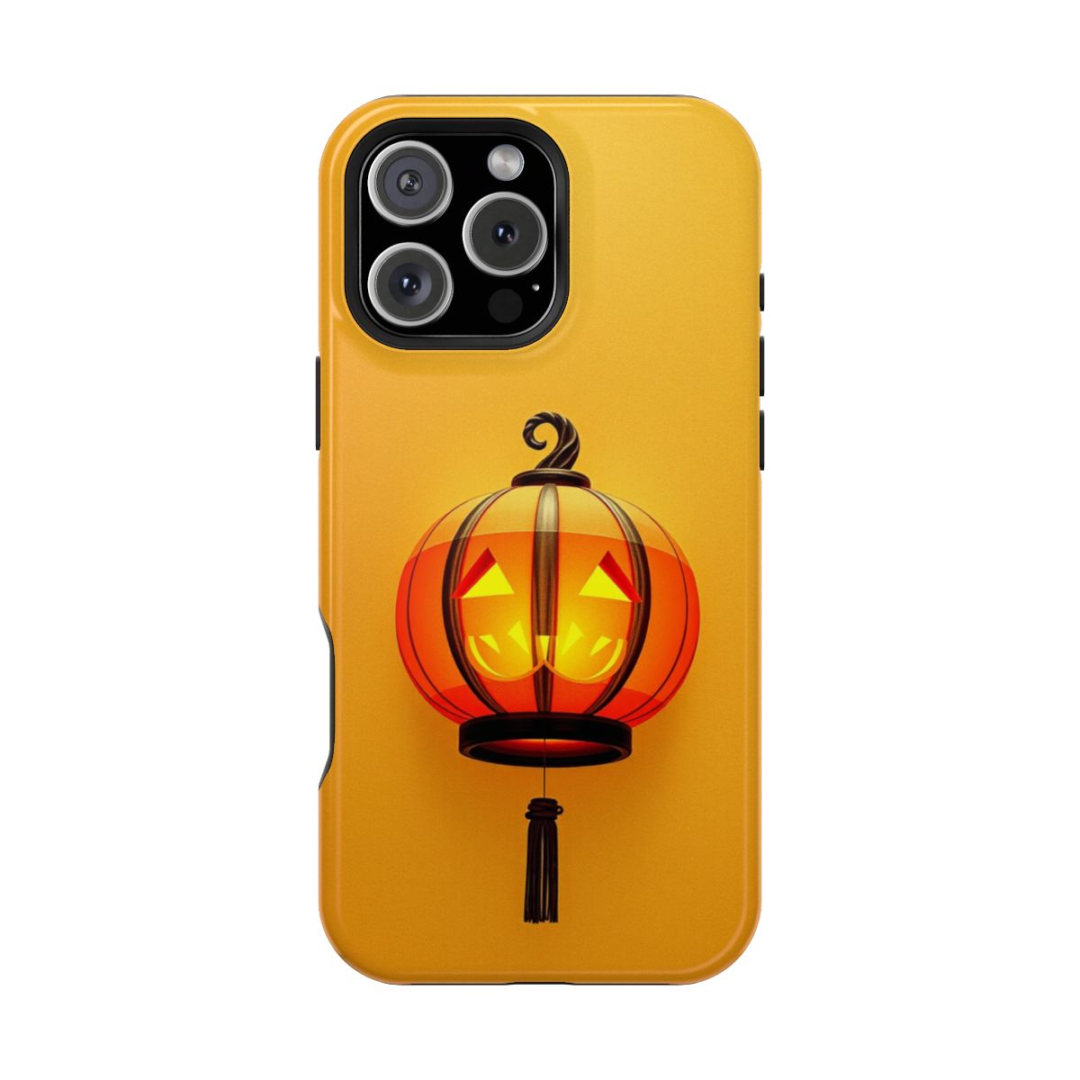 Pumpkin with Glowing Paper Lantern