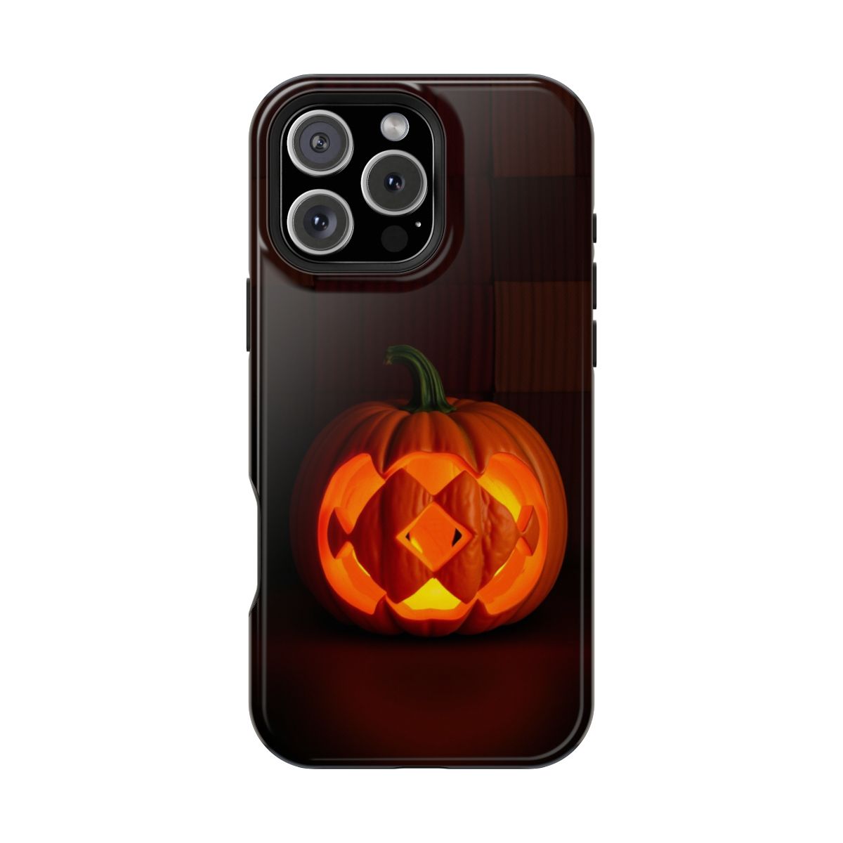 Pumpkin with Glowing Quilt Patterns
