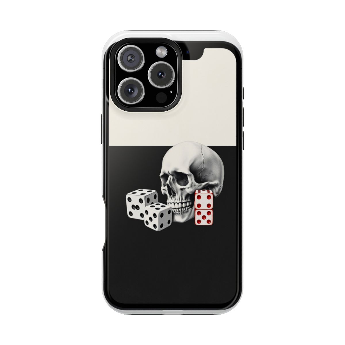 Skull with Dice