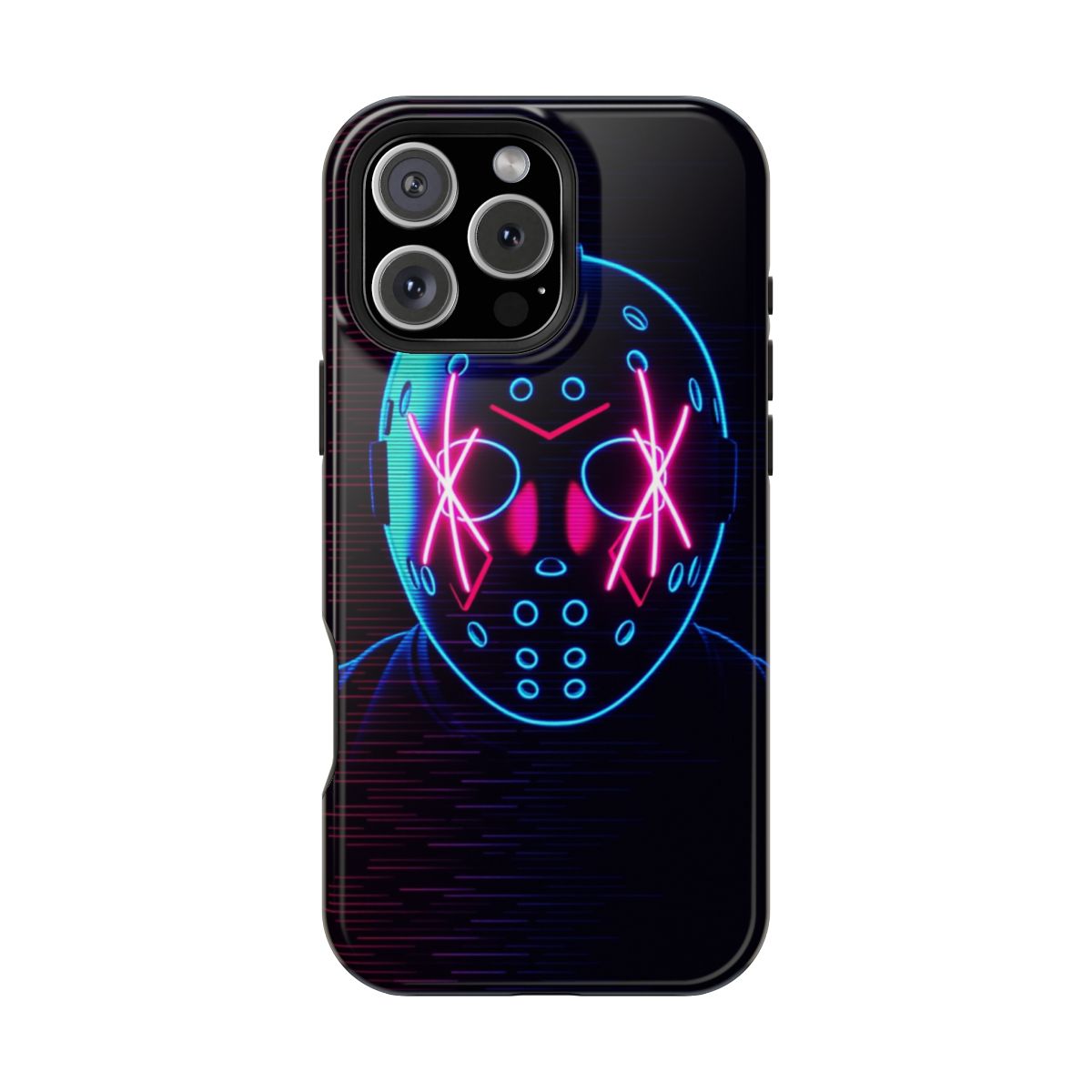 Neon Slashed Mask