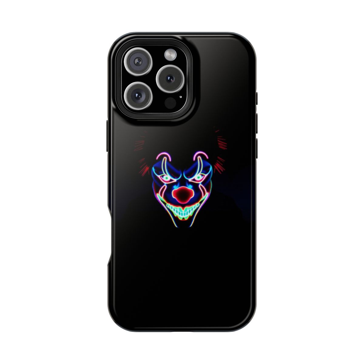 Neon Glitch Clown