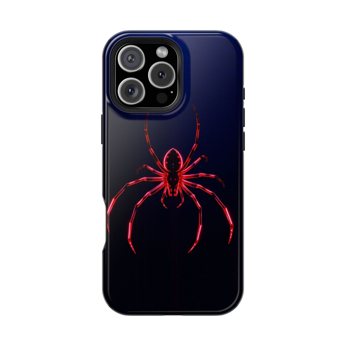 Neon Glitch Spider