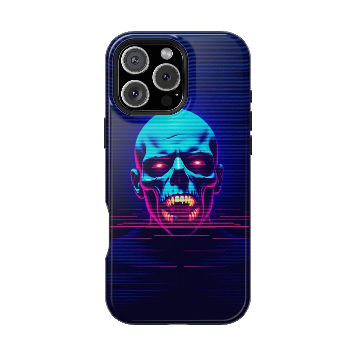 Neon Glitch Zombie