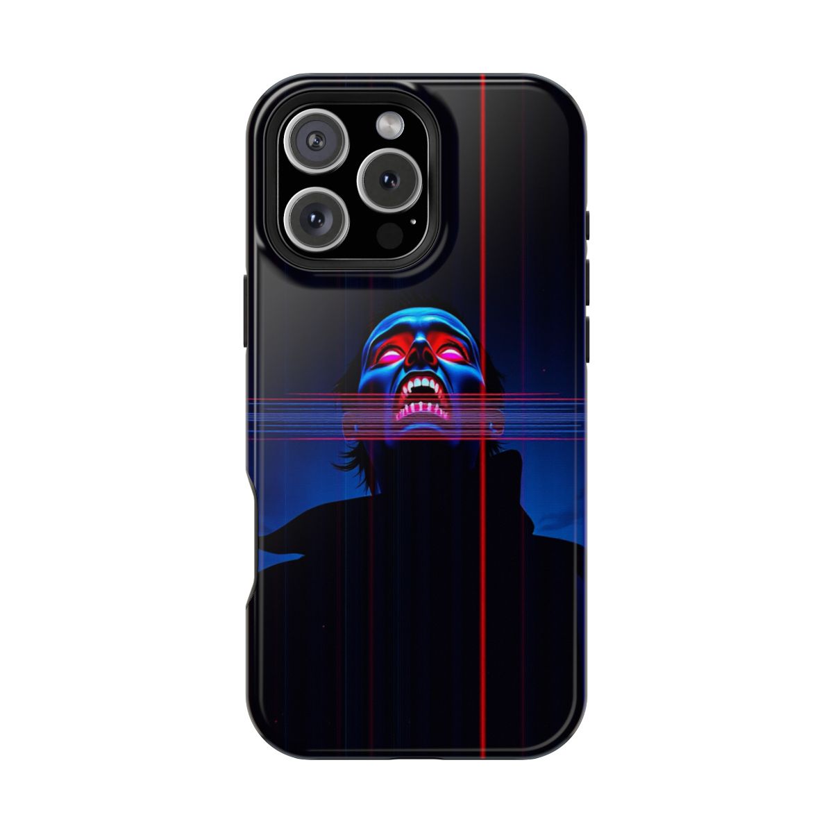 Neon Glitch Vampire