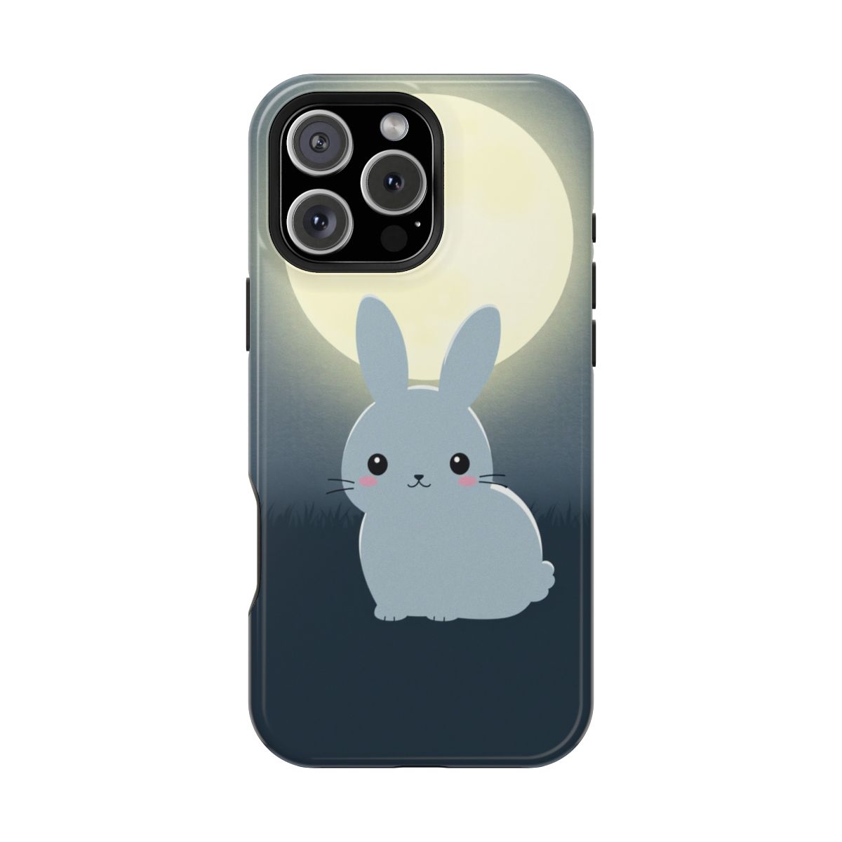 Cute Spooky Phone Case: Shadowy Rabbit