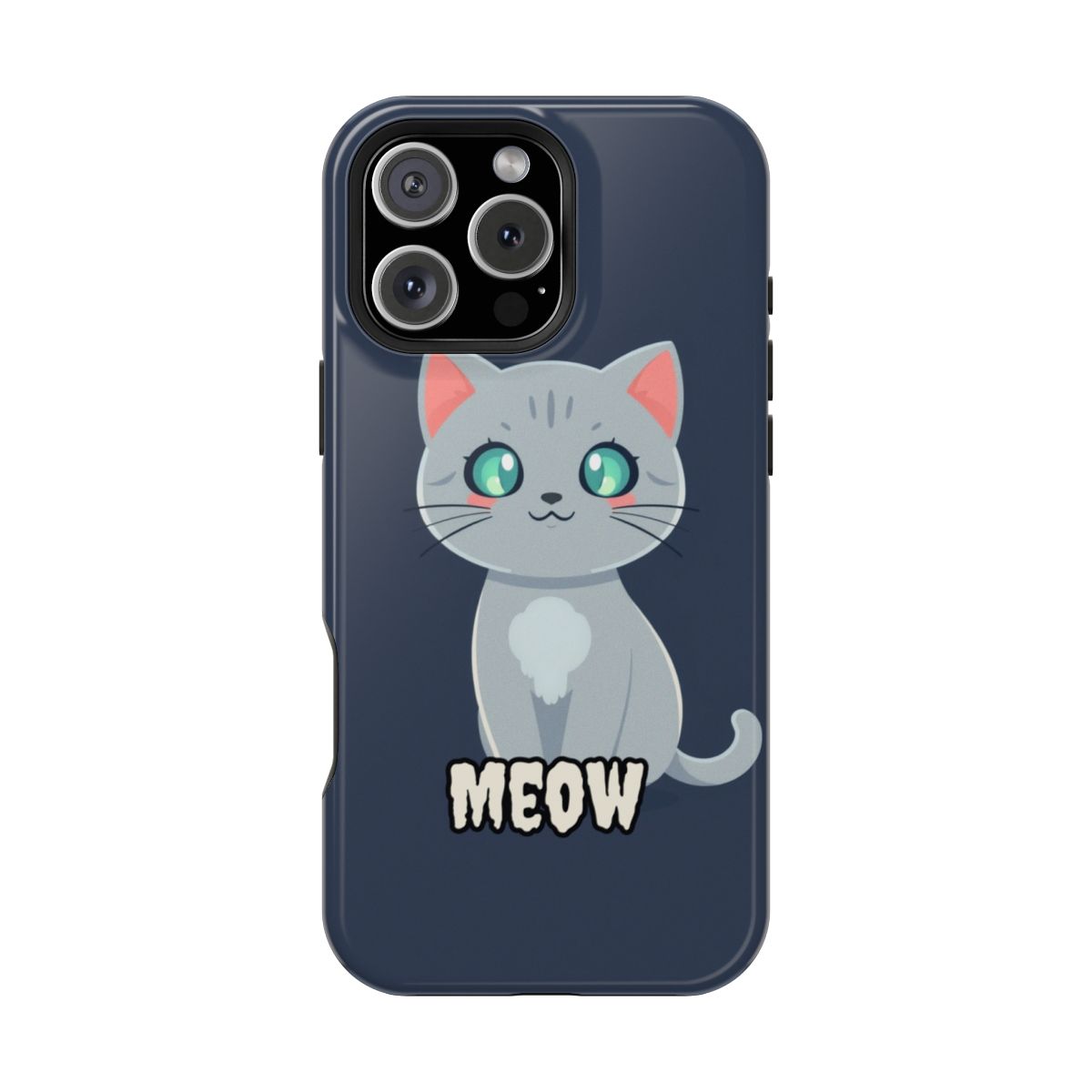 Cute Spooky Phone Case: Spectral Cat