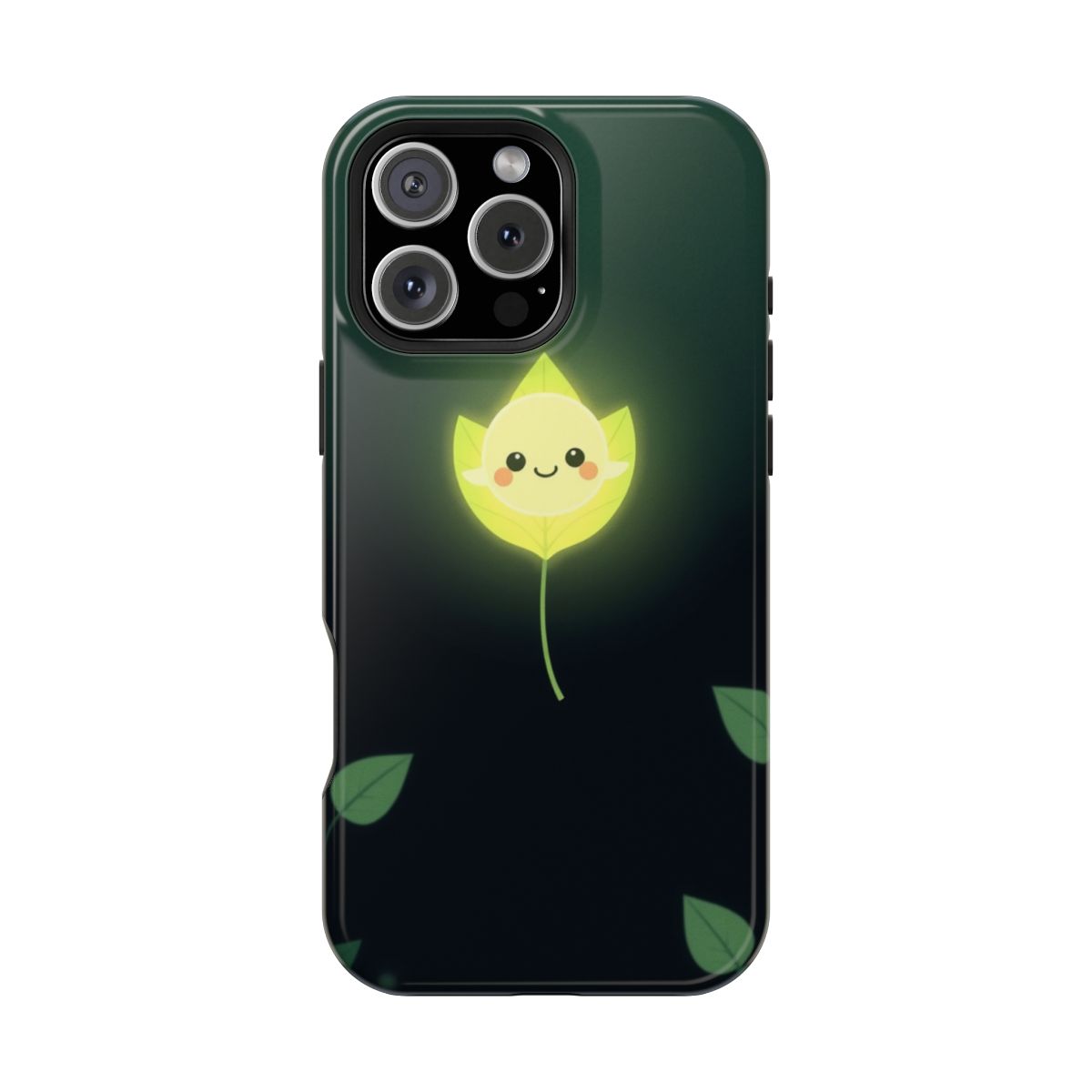 Cute Spooky Phone Case: Haunted Leaf