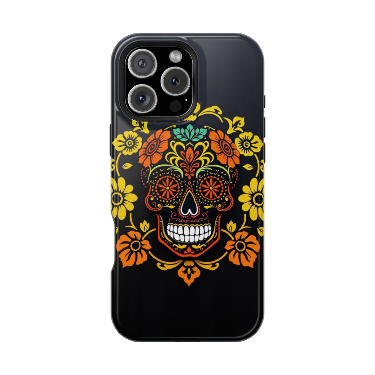 Phone Case: Marigold Sugar Skull