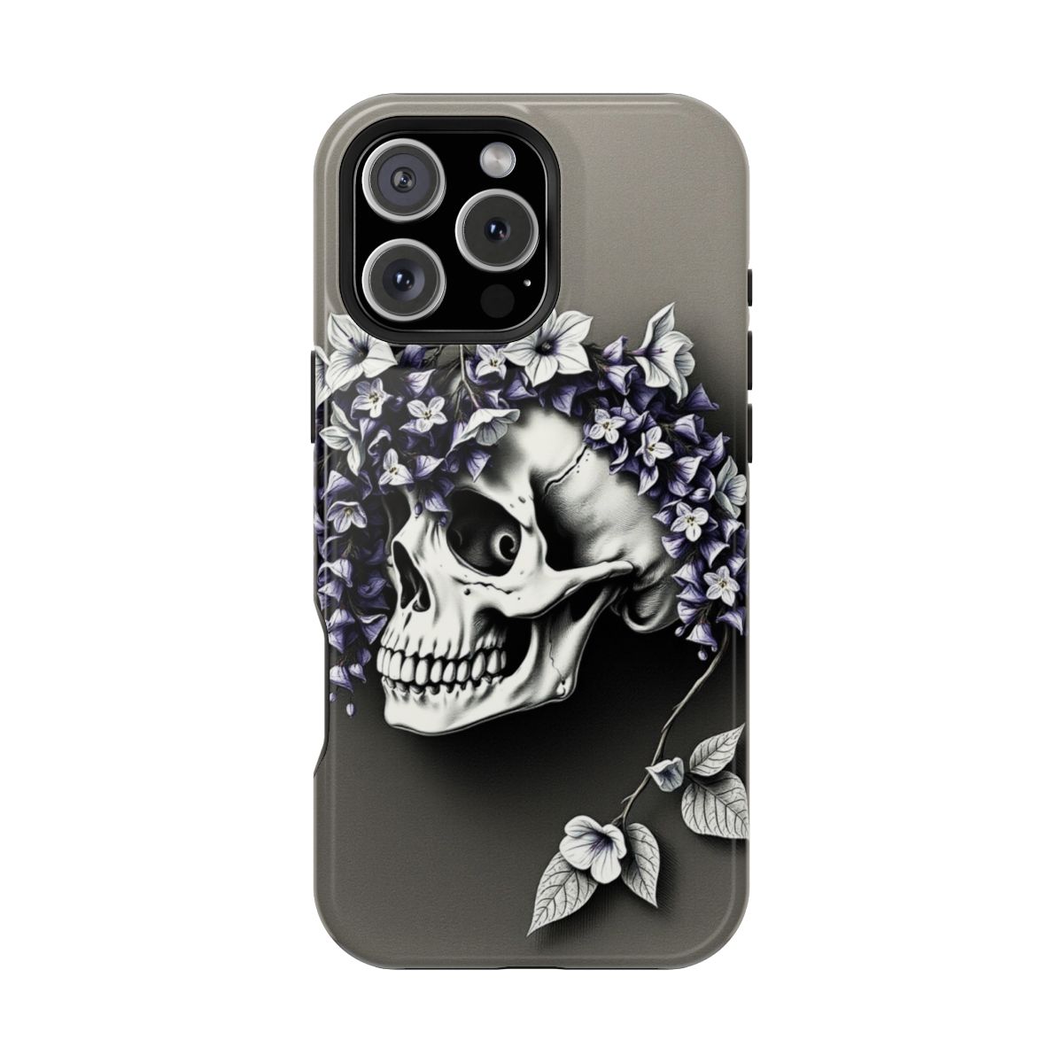 Skull and Wisteria