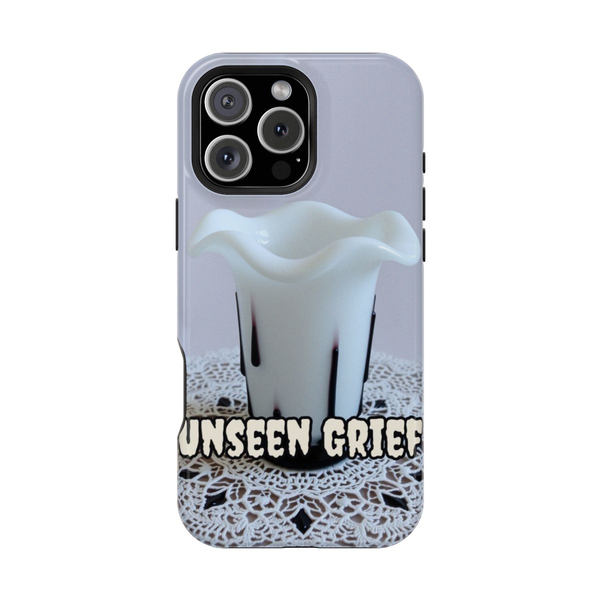 Phone Case: Milk Glass Mourning Vase