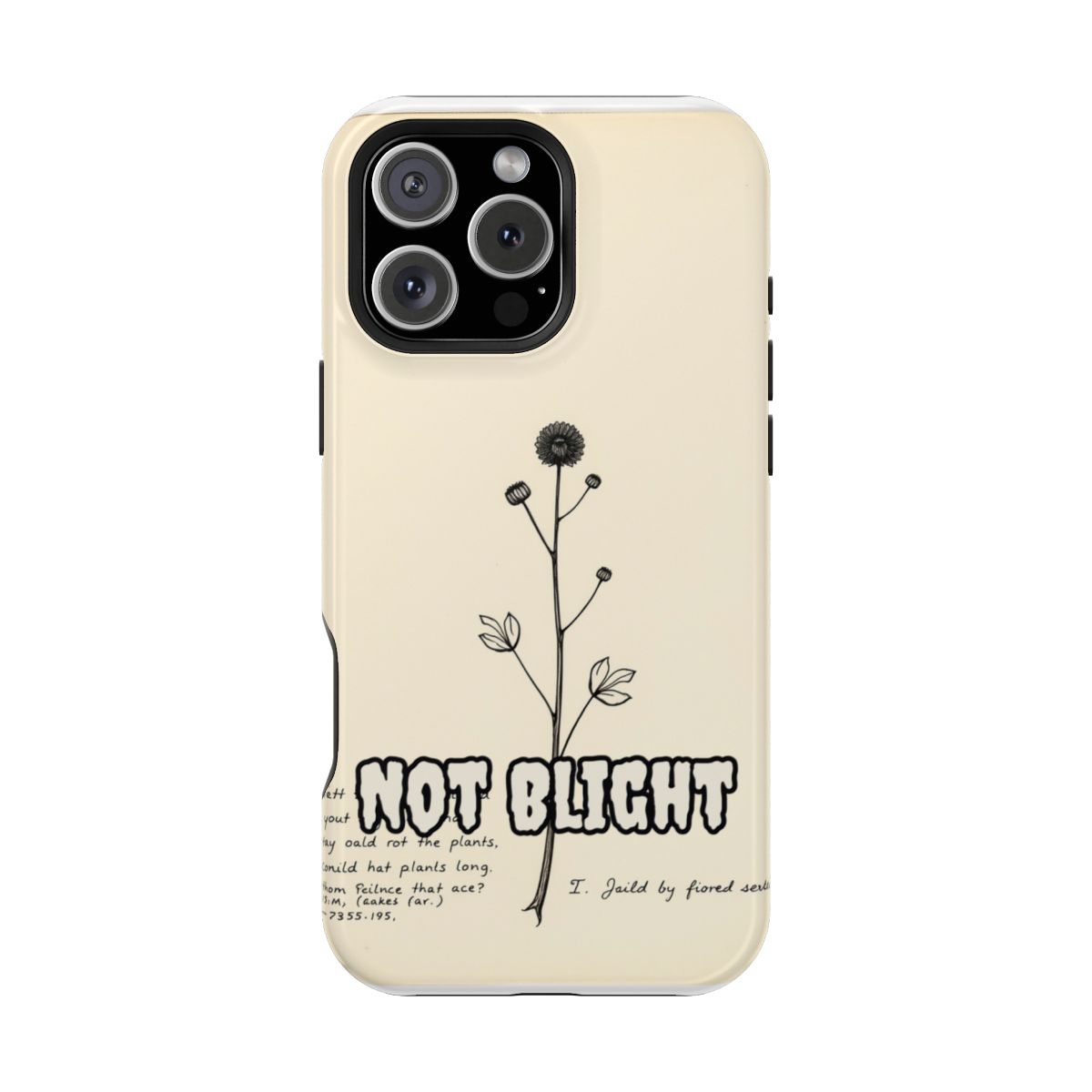 Phone Case: Plague Doctor's Crop Notes