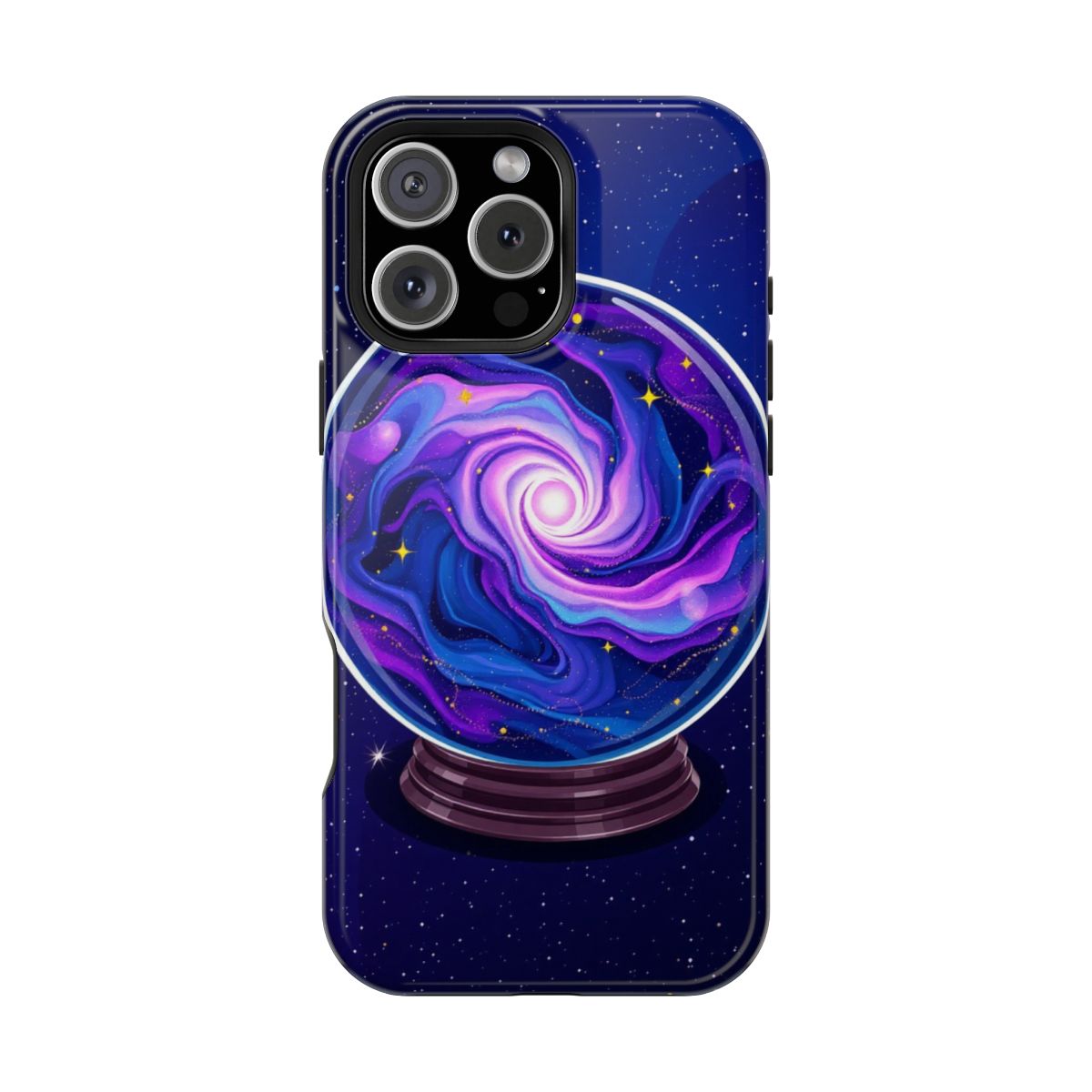 Crystal Ball Galaxy Mystical Astrology Vibe Phone Case For iPhone Samsung