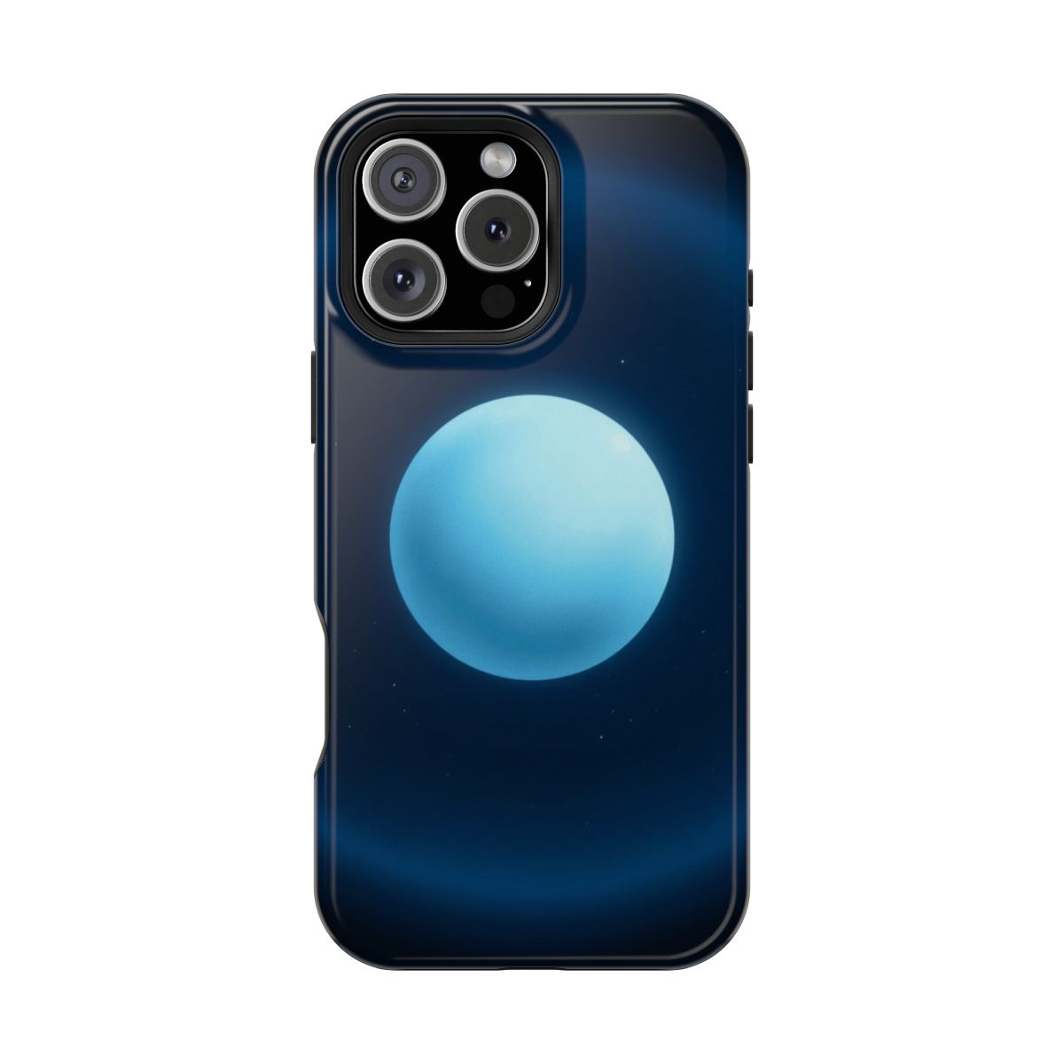 Minimalist Celestial Pale Blue Dot Phone Case For iPhone