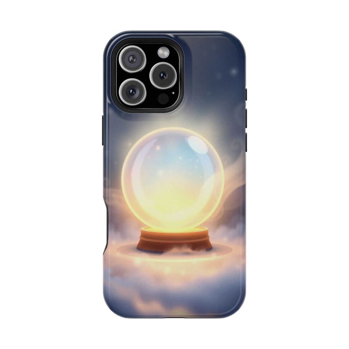 Glowing Crystal Ball Mystical Phone Case For iPhone Samsung
