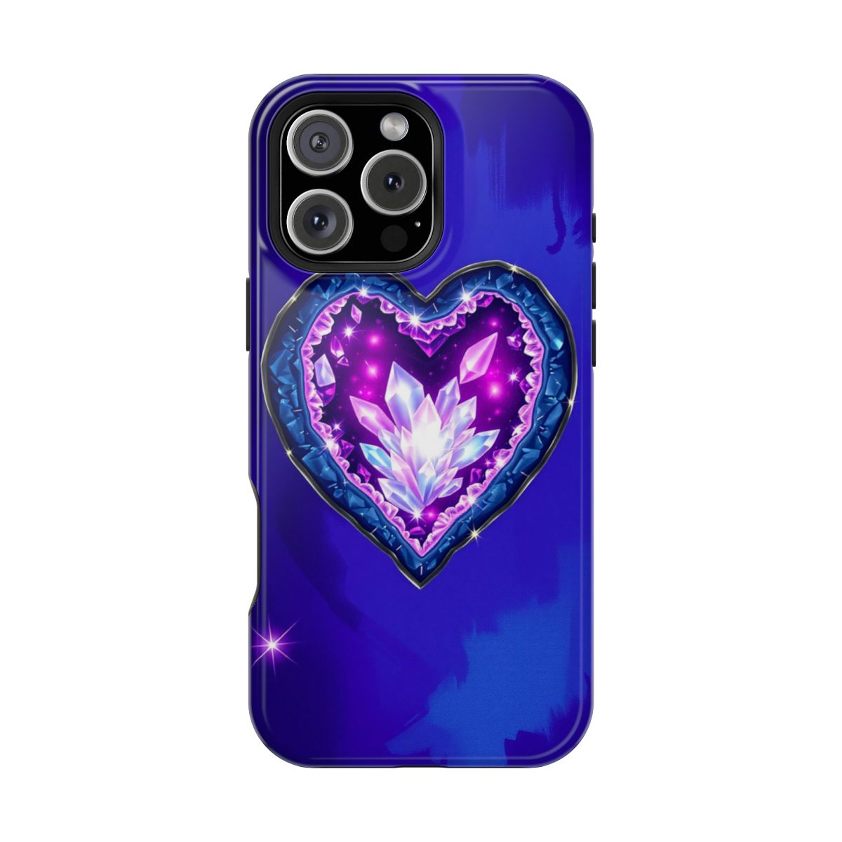 Gemstone Heart Crystalline Geode