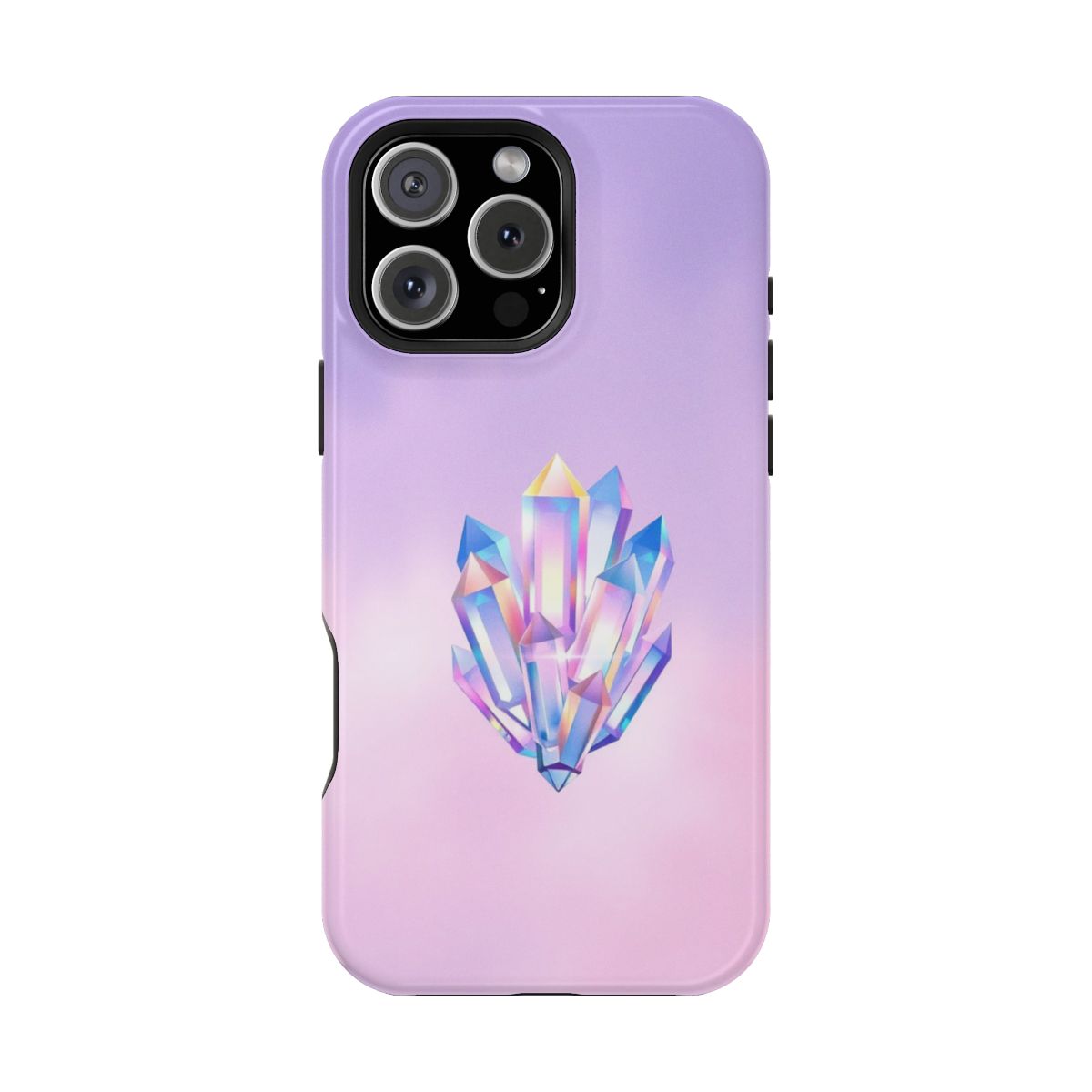 Iridescent Crystal Prism Array Phone Case For iPhone Samsung