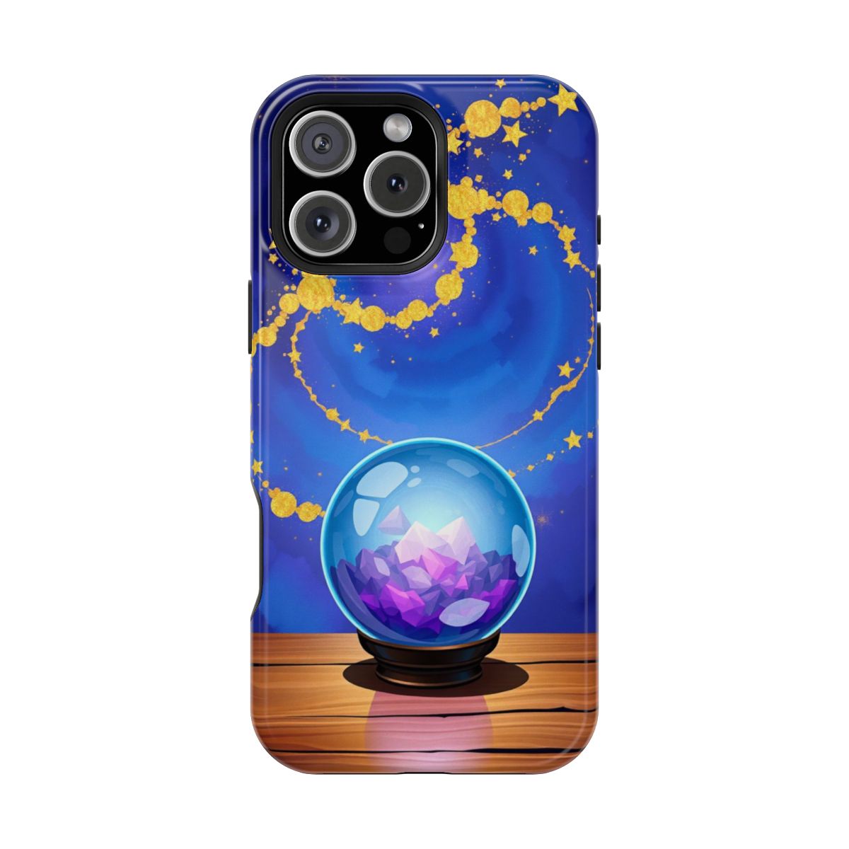 Enchanted Crystal Ball Gaze Digital Art Phone Case For iPhone Samsung