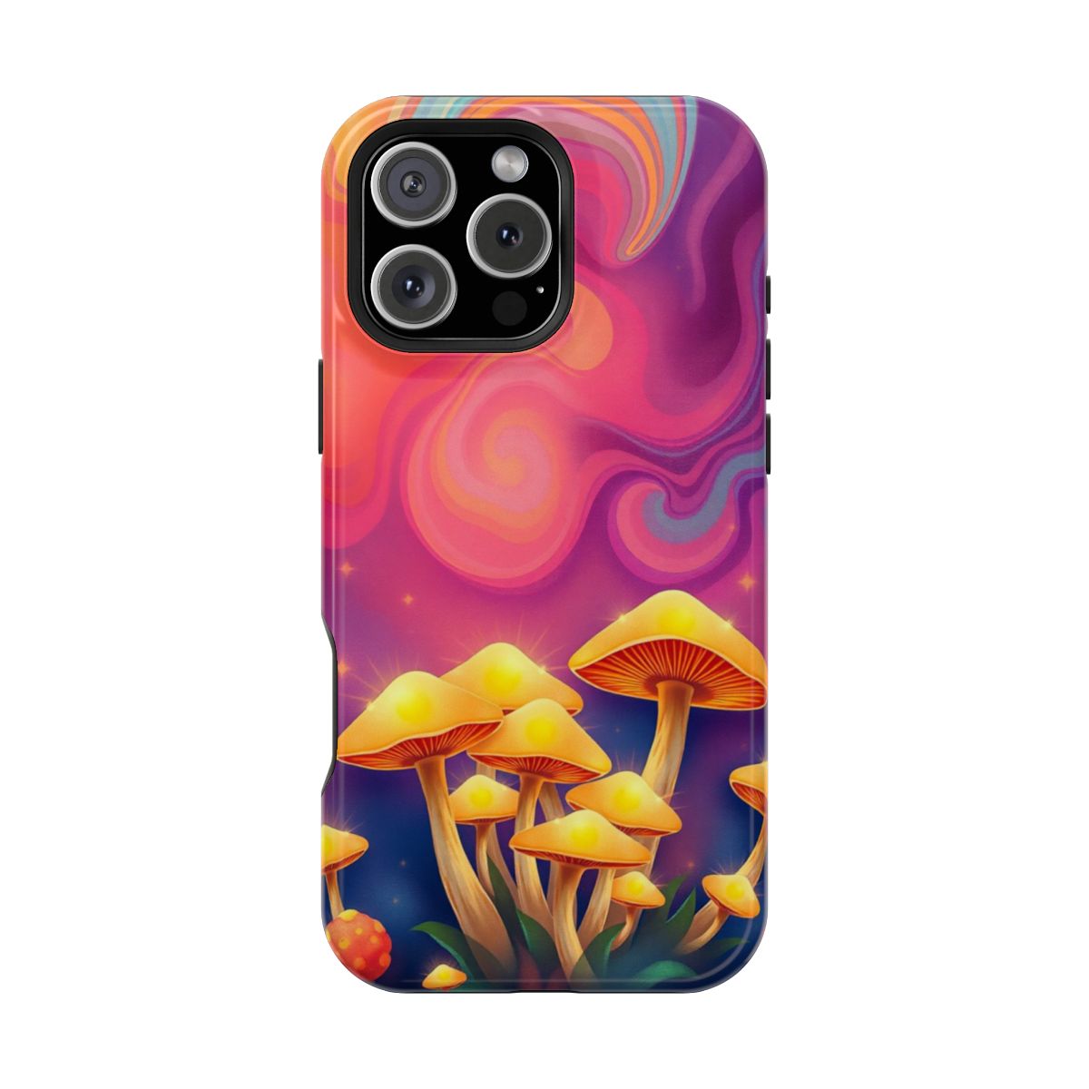 Psychedelic Mushroom Garden Trippy Art Phone Case For iPhone Samsung