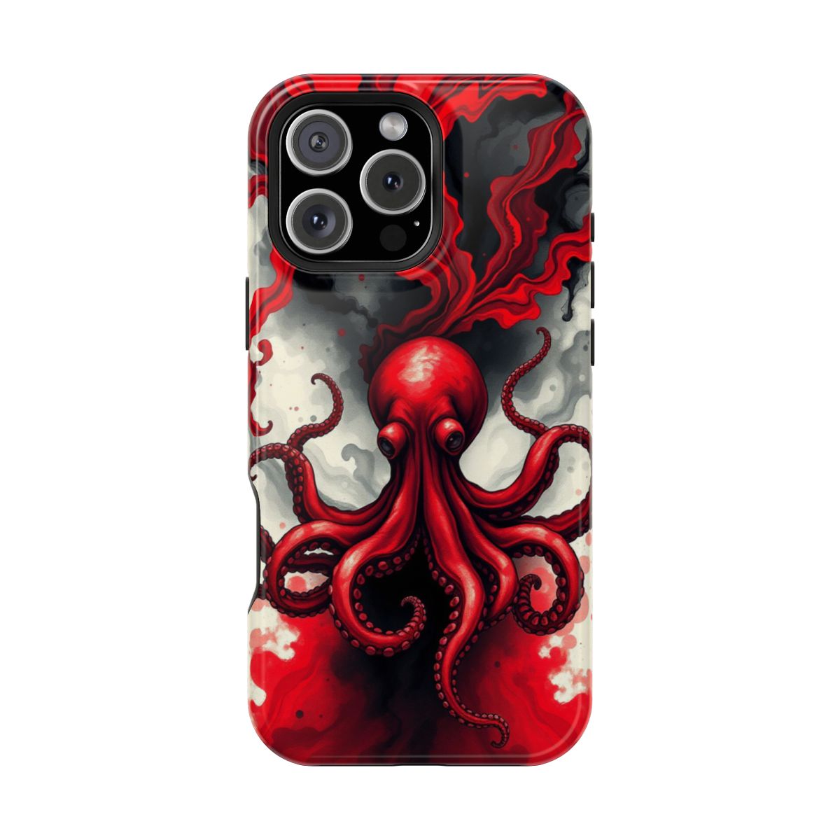 Surreal Bloody Octopus Vortex Phone Case For iPhone Samsung