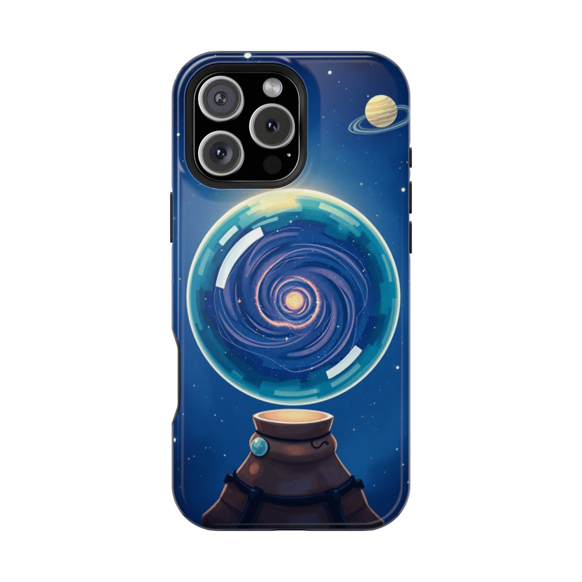 Mystic Crystal Ball Stargaze Galaxy Phone Case For iPhone Samsung