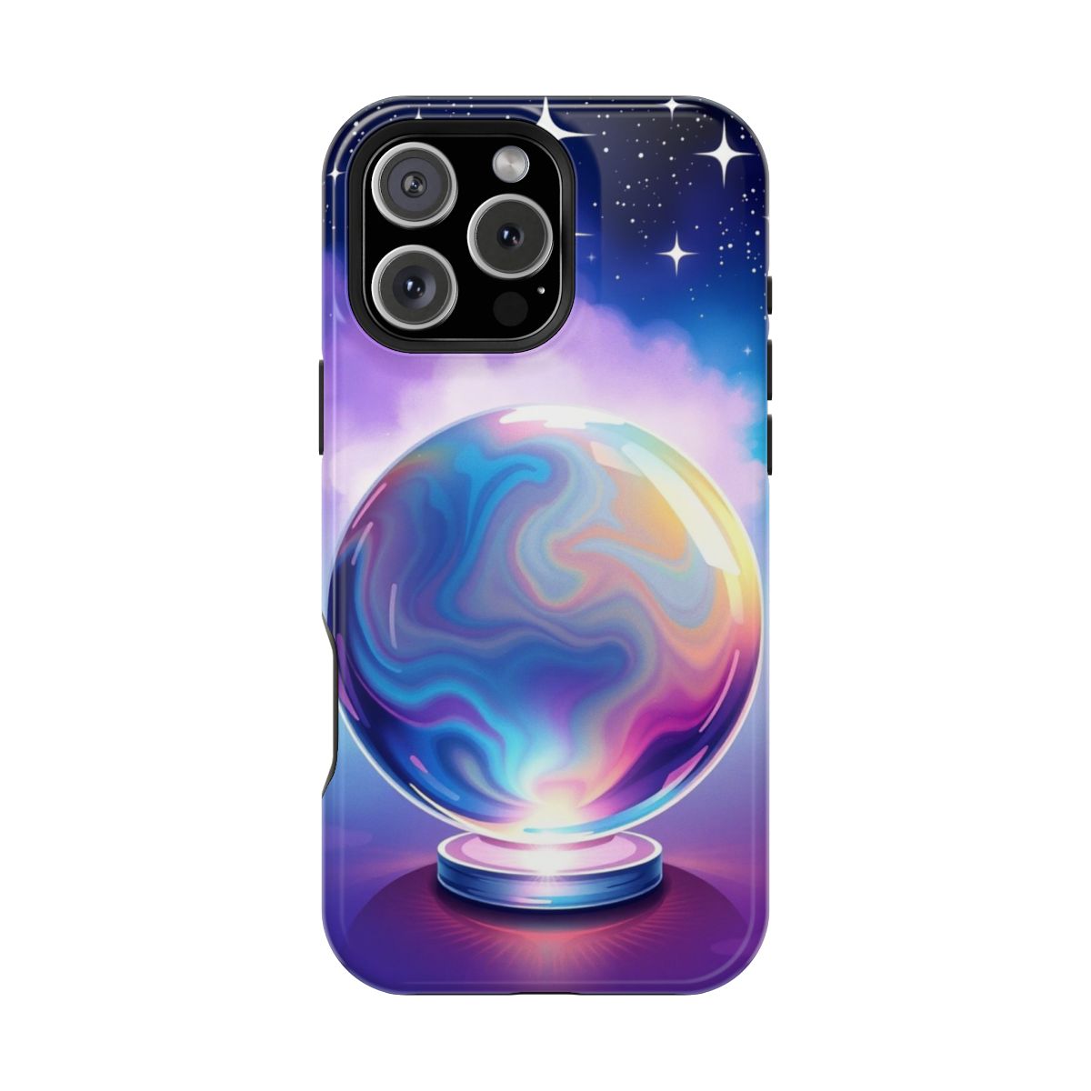 Mystic Glowing Crystal Ball Phone Case For iPhone Samsung